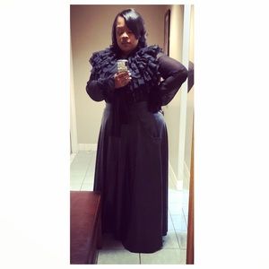 Boutique Leather-Like Skirt